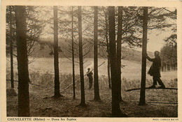 Chenelette * Dans Les Sapins * Métier Bois - Andere & Zonder Classificatie