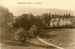 Chenelette * Vue Sur Le Château Du Village - Andere & Zonder Classificatie