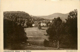 Chenelette * Vue Sur Le Château Du Village - Andere & Zonder Classificatie