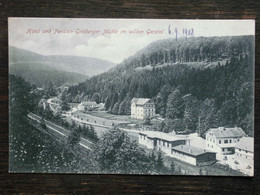 251 - AK GEHLBERG - Hotel Und Pension Gehlberger Mühle Im Wilden Geratal - SUHL - 1908 - Suhl
