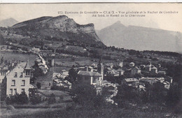 Isère - Environs De Grenoble - Claix - Vue Générale Et Le Rocher De Comboire - Au Fond, Le Massif De La Chartreuse - Claix