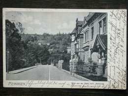 251 - AK MEININGEN - Blick Aus Der Stadt Nach "Bellevue" - 1904 - Meiningen