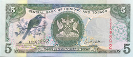 Trinidad 5 Dollars, P-42b (2002) - UNC - Trinité & Tobago