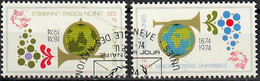 1974 Centenaire De L'U.P.U. Zum 39-40 / Mi 39-40 / Sc 39-40 / YT 39-40 Oblitéré / Gestempelt /used [zro] - Gebraucht