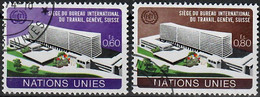 1974 Nouveau Siège Du Bureau International Du Travail Zum 37-38 / Mi 37-38 Oblitéré / Gestempelt /used [zro] - Usados