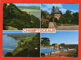 CHAMPTOCEAUX - Entrée Du Château - La Patache - La Piscine ...Multi-Vues - - Champtoceaux