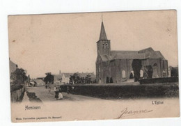 1 Oude Postkaart Hemixem Hemiksem  Kerk   1903  Uitgever Papeterie St. Bernard - Hemiksem