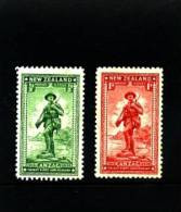 NEW ZEALAND - 1936  ANZAC  SET  MINT NH - Unused Stamps