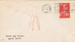 48257. Carta F.D.C. HABANA (Cuba) 1940. Slogan Post FIEBRE AMARILLA, Medicina. GONZALO De QUESADA - Briefe U. Dokumente