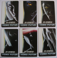 6  CARTES  VIDEO FUTUR  X -  MEN  De F 156 A  à  F156 F + BAUDOT SO6 T2G - Collectors