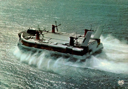 16311  Bateau HOVERCRAFT Liaison Calais Ramsgate Compagnie HOVERLLOYD  Aéroglisseur SR N 4   ( Recto-Verso) - Hovercrafts