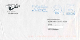 723  Tabac, Pipe: Env. à En-tête + Ema D'Allemagne, 2007 -  Tobacco, Pipe Meter Stamp From Munich, Germany - Drogen