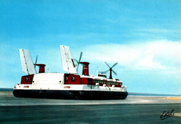 16312  Bateau Aéroglisseur Compagnie HOVERLLOYD II  Liaison Calais Ramsgate En 40mn    ( Recto-Verso) - Luftkissenfahrzeuge