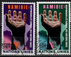 1975 La Namibie Zum 53-54 / Mi 52-53 / Sc 53-54 / YT 52-53 Oblitéré / Gestempelt /used [zro] - Used Stamps