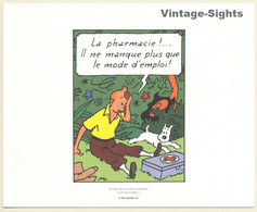 Tintin - Les Cigars Du Pharaon*2 (Lithography Hergé Moulinsart 2011) - Screen Printing & Direct Lithography