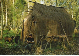 Marais Poitevin. -  Réplique Exacte De Village De Huttiers "les Rouches"  -  Non écrite. Carte Datée De Juin 1983 - Autres & Non Classés