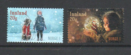 Noorwegen 2021 Yv 2002-03 Kerstmis,  Reeks  Hoge Waarde, Prachtig Gestempeld - Used Stamps