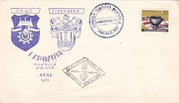 ARAD PHILATELIC EXHIBITION, COAT OF ARMS, SPECIAL COVER, 1974 ROMANIA - Cartas & Documentos