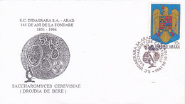 INDAGRARA ARAD FACTORY, BREWER'S YEAST, SPECIAL COVER, 1996, ROMANIA - Lettres & Documents