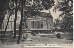 Maisons Alfort - Le Square Et La Mairie  -  CPA Des Années 1930 - Maisons Alfort