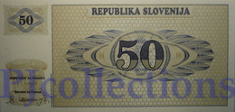 SLOVENIA 50 TOLARJEV 1990 PICK 5s1 SPECIMEN UNC - Slovenia