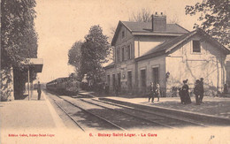 CPA Thèmes - Chemin De Fer - Boissy Saint Léger - La Gare - Edition Gabet - Simi Bromure A. Breger Frères - Estaciones Con Trenes