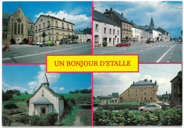 CP ETALLE - UN BONJOUR D'ETALLE - Multi Vues - 4 Vues - Ed. SMETZ N°94/97 - Etalle