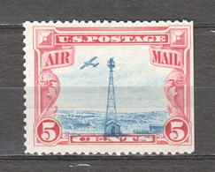 USA 1928 Mi 310 - 1-side Undented MNH AIRPLANE - 1b. 1918-1940 Ongebruikt