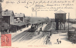CPA Thèmes - Chemin De Fer - Noyon - Passage Du Nord Express - G. Compiègne Phot. Libraire - Oblitérée - Stazioni Con Treni