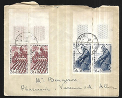 FRANCE Lettre 1949 Pour Varennes Sur Allier - 1921-1960: Modern Period