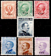 Egeo-OS-281- Coo: Original Stamp And Overprint 1912 (++) MNH - Quality In Your Opinion. - Aegean (Coo)