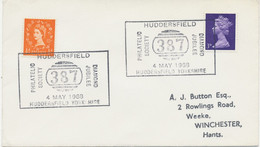 GB SPECIAL EVENT POSTMARKS PHILATELY 1968 Huddersfield Philatelic Society Diamond Jubilee Huddersfield Yorkshire - Mixed - Cartas & Documentos