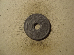 MONNAIE FRANCE 10 CENTIMES 1941 LINDAUER ( Sans Points Et Non Souligné ) - 10 Centimes