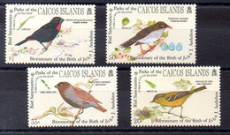Caicos Serie N ºYvert 52/55 ** AVES (BIRDS) - Turks And Caicos