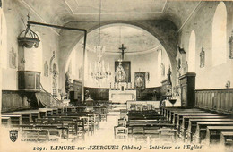 Lamure Sur Azergues * Intérieur De L'église Du Village - Lamure Sur Azergues