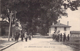 CPA France - Landes - Arengosse - Avenue De La Gare - Bromotypie Gautreau Laugon - Coll. E. Lurbe - Oblitérée Inchy 1919 - Other & Unclassified
