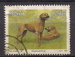 South Africa 1991 - Ridgeback Dog  Scott#802d - Used - Usados