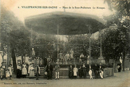 Villefranche Sur Saône * La Place De La Sous Préfecture * Le Kiosque à Musique - Villefranche-sur-Saone