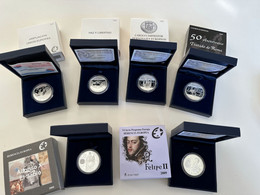 "Europastern-Serie" - 10-EURO-Sondermünzen 2004 Bis 2009 "PP" (6 Münzen) -  Verzamelingen