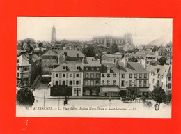 AVRANCHES - La Place Littre ,Eglise ..... - Avranches