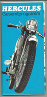 Hercules Gesamtprogramm Moto Motorrad Motor Motorcycle Motorcycle Moped Prospectus Folder Prospekt - Motos