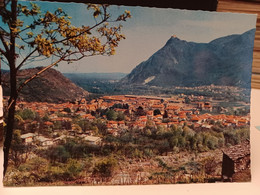 Cartolina Condove Provincia Torino 1965, Panorama E La Sacra Di S.Michele - Wirtschaften, Hotels & Restaurants