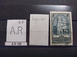 FRANCE AR 169 TIMBRE  A.R 169 SUR 259 TYPE III INDICE 6 PERFORE PERFORES PERFIN PERFINS PERFO PERFORATION PERFORIERT - Used Stamps