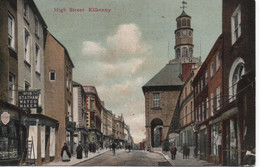 HIGH STREET - KILKENNY - POSTALLY USED 1908 - PUBLISHED BY VALENTINES - IN VERY GOOD CONDITION - Kilkenny