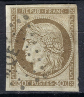 FRANCE Colonies Générales Ca.1872-77: Le Y&T 20, TB Obl. "MQE" (Martinique) - Cérès