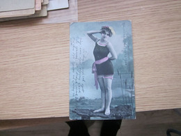 Swimsuit Fashion Old Postcards 1908 - Mode