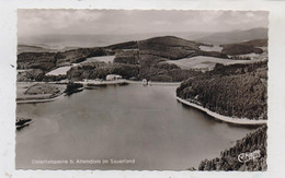 5952 ATTENDORN, Listertalsperre, Luftaufnahme, 1955 - Attendorn