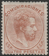 Spain 1872 Sc 188 Espana Ed 128 MH* - Nuevos