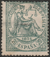 Spain 1874 Sc 204 Espana Ed 146 MNG(*) Toning - Unused Stamps