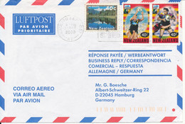 New Zealand Air Mail Cover Sent To Germany 31-5-2000 - Posta Aerea